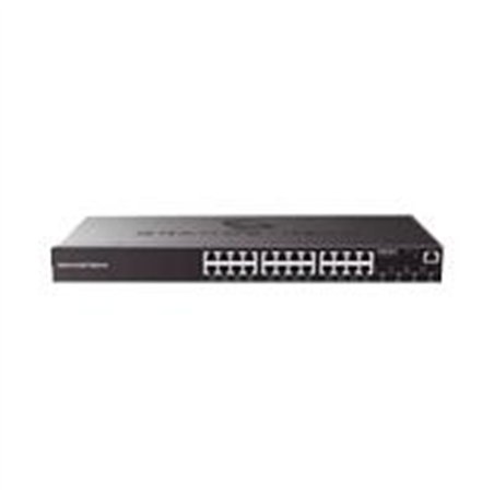 SWITCH GRANDSTREAM GWN7803 GIGABIT ADMINISTRABLE / 24 PUERTOS 10/100/1000 MBPS 4 PUERTOS SFP UPLINK / COMPATIBLE CON GWN CLOUD