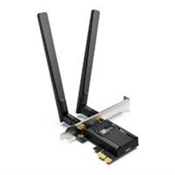 TARJETA DE RED| TP-LINK | ARCHER TX55E | PCIE | AX3000 | WIFI 6 | BLUETOOTH 5.2 | PCI EXPRESS X1/X4/X8/X16, DUAL BAND 5GHZ 2402 