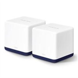 ROUTER | MERCUSYS | HALO H50G(2-PACK) | WIFI MESH | AC1900 | DOBLE BANDA 5 GHZ(1300MBPS) 2.4GHZ(600MBPS), CUBRE HASTA350 M² CON 
