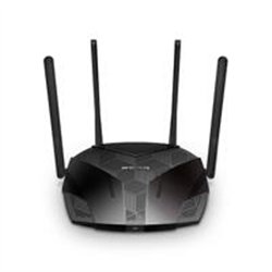 ROUTER | MERCUSYS | WIFI 6 | AX3000 DOBLE BANDA,2402 MBPS (5 GHZ) + 574 MBPS (2.4 GHZ) MU-MIMO Y OFDMA | 1 PUERTO WAN GIGABIT + 