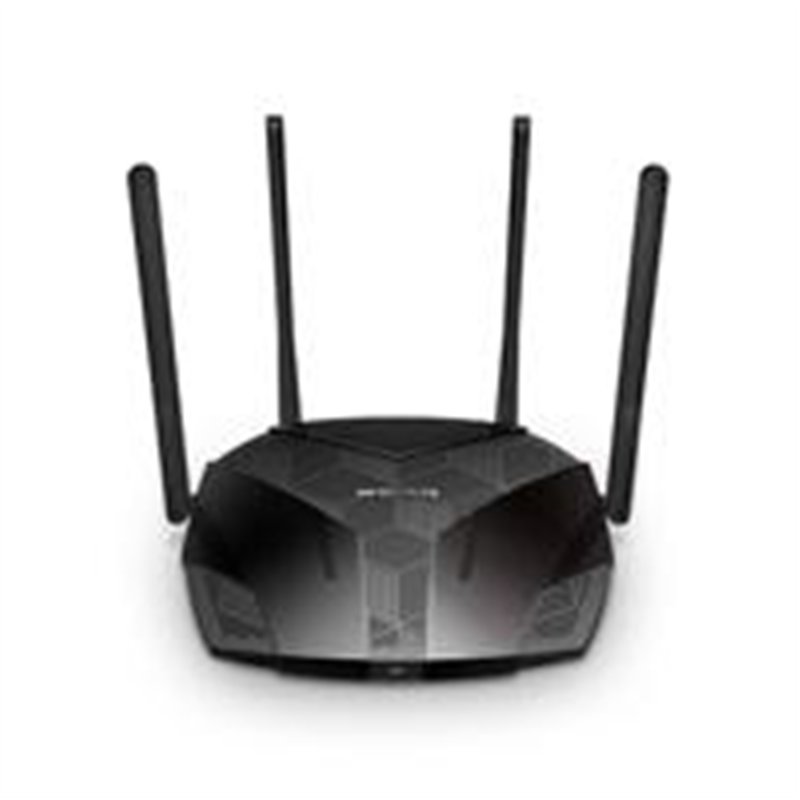 ROUTER | MERCUSYS | WIFI 6 | AX3000 DOBLE BANDA,2402 MBPS (5 GHZ) + 574 MBPS (2.4 GHZ) MU-MIMO Y OFDMA | 1 PUERTO WAN GIGABIT + 
