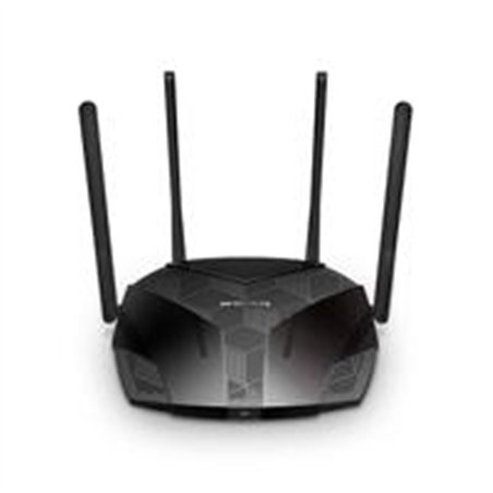 ROUTER | MERCUSYS | WIFI 6 | AX3000 DOBLE BANDA,2402 MBPS (5 GHZ) + 574 MBPS (2.4 GHZ) MU-MIMO Y OFDMA | 1 PUERTO WAN GIGABIT + 