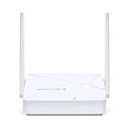 ROUTER | MERCUSYS | MR20 | DUAL BAND AC750 | 5GHZ 433MBPS | 2.4GHZ 300MBPS | 2 ANTENAS EXTERNAS | MULTIMODO | 1 PUERTO WAN | 2 P