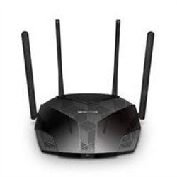 ROUTER | MERCUSYS | MR70X | WIFI 6 | AX1800 DUAL BAND 1201 MBPS EN 5GHZ Y 574 MBPS EN 2.4 GHZ, 1 PUERTO WAN GIGABIT + 3 PUERTOS 