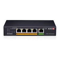 SWITCH POE / PROVISION ISR / POES-0460G+1G(HPD) / 4 PUERTOS + 1 PUERTO GIGA / 60W / PD UPLINK PORT (NO INCLUYE FUENTE)