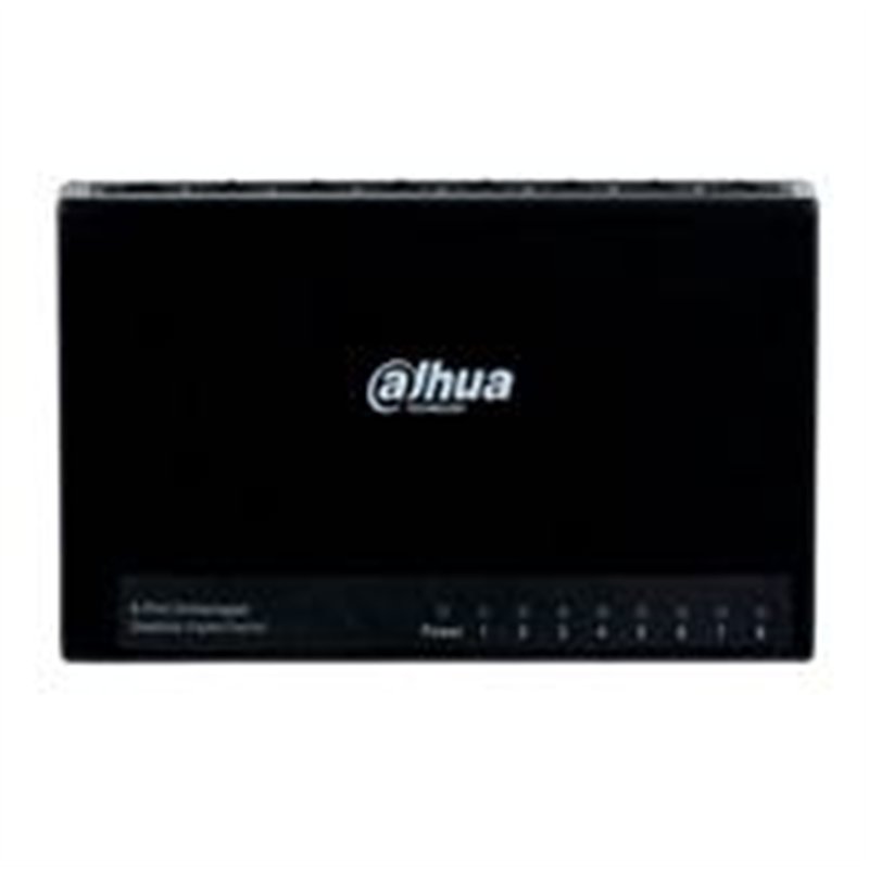 SWITCH/ DAHUA/ PFS3008-8GT-L/ SWITCH DE ESCRITORIO 8 PUERTOS/ GIGABIT ETHERNET/ 10/100/1000/ DISEÑO COMPACTO/ CAPA 2/ SWITCHING 