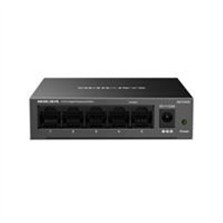 SWITCH | MERCUSYS | MS105GS | 5 PUERTOS GIGABIT | CARCASA DE METAL | MONTAJE ESCRITORIO O PARED