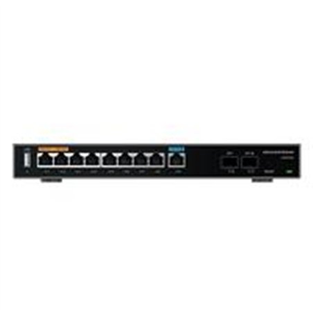 ROUTER GRANDSTREAM GWN7003/ GIGABIT VPN BALANCEADOR DE CARGAS 60,000 SESIONES NAT 9 PUERTOS 10/100/1000 MBPS 2 PUERTOS SFP WAN/L