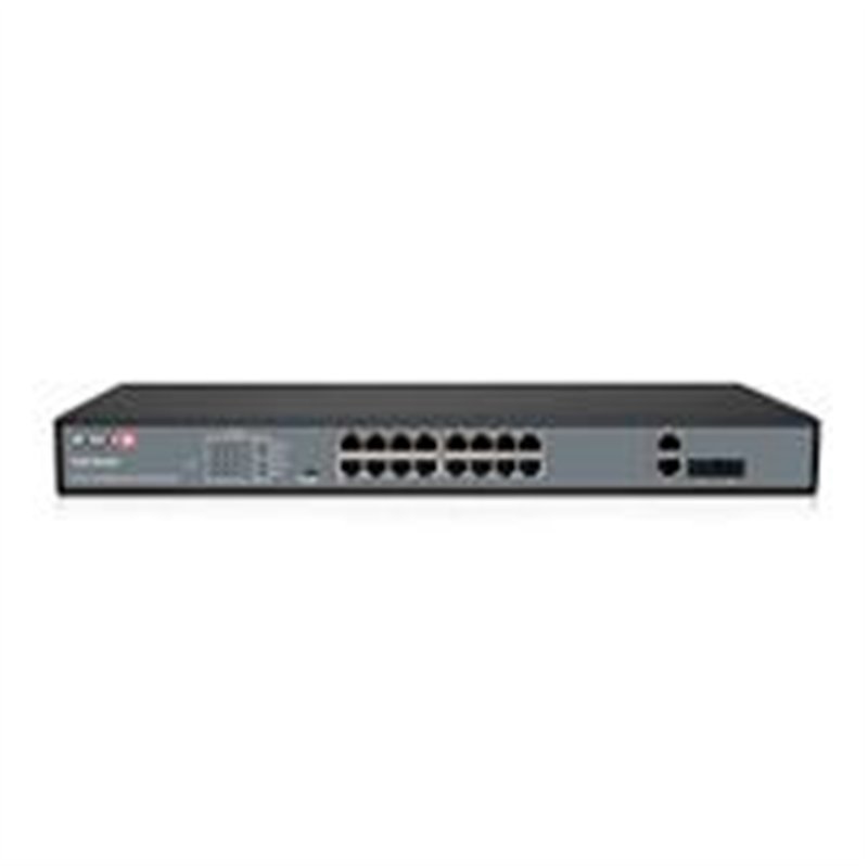 SWITCH POE / PROVISION ISR / POES-16250C+2COMBO-V2 / 16-PORT 10/100/1000MBPS / 2-PORT 10/100MBPS UPLINK / 120W