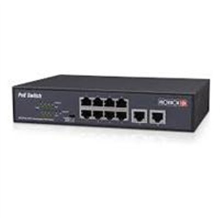 SWITCH POE / PROVISION ISR / POES-08120C+2I-V2 / 8-PORT 10/100MBPS / EXTRA 2-PORT 10/100/1000MBPS UPLINK / 120W