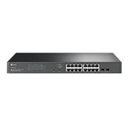 SWITCH | TP-LINK | SG2218P | 16 PUERTOS POE+ | 2 PUERTOS SFP  GIGABIT | OMADA SDN | IPV6 | MONTAJE EN RACK