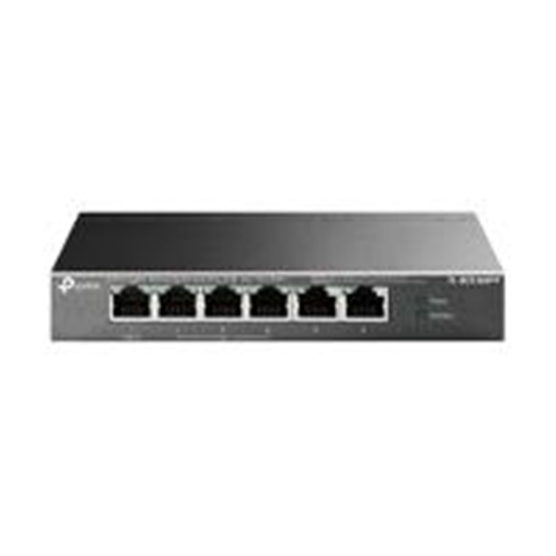 SWITCH | TP-LINK | TL-SG1006PP | SWITCH GIGABIT | 5 PUERTOS | 3 PUERTOS POE+ | 1 PUERTO POE++ | HASTA 250M | CARCASA METAL | POT