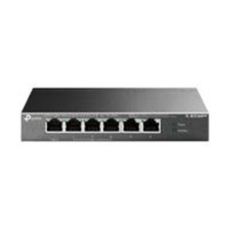 SWITCH | TP-LINK | TL-SG1006PP | SWITCH GIGABIT | 5 PUERTOS | 3 PUERTOS POE+ | 1 PUERTO POE++ | HASTA 250M | CARCASA METAL | POT