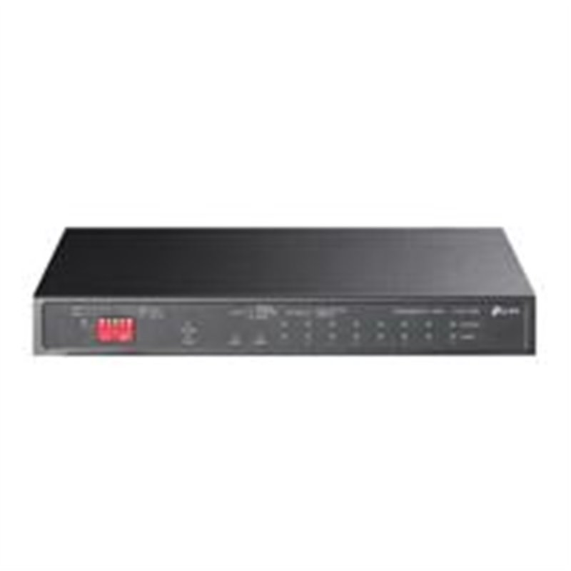SWITCH | TP-LINK | TL-SG1210PP | SWITCH ESCRITORIO | GIGABIT | 10 PUERTOS | 6 PTOS POE+ | 2 PTOS POE++ | OMADA | ALCANCE HASTA 2