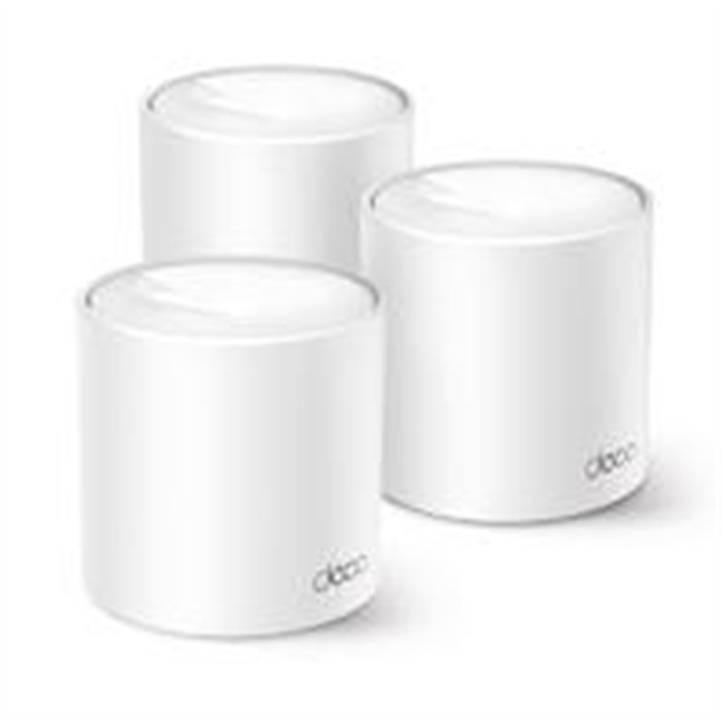 ROUTER | TP-LINK | DECO X50 PRO(3-PACK) | WIFI 6 | AX3000 | 2 PUERTOS 2.5GB | 150 DISPOSITIVOS | APROXIMADO 600 MTS CUADRADOS