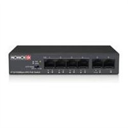 SWITCH POE / PROVISION ISR / POES-0460C+2I-V2 / 4 PUERTOS + 2 PUERTO ETHERNET / 60W / PD UPLINK PORT (NO INCLUYE FUENTE)