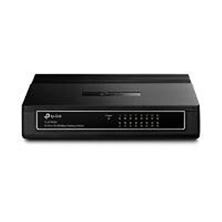 SWITCH | TP-LINK | TL-SF1016D | 16 PUERTOS RJ45 10/100 MBPS | NO ADMINISTRABLE | PARA ESCRITORIO