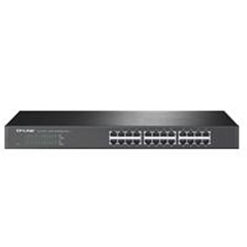 SWITCH | TP-LINK | TL-SF1024 | 24 PUERTOS RJ45 10/100 MBPS | NO ADMINISTRABLE | PARA RACK DE 19 PULGADAS