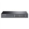 SWITCH | TP-LINK | TL-SG1016D | 16 PUERTOS | RJ45 GIGABIT 10/100/1000 MBPS | NO ADMINISTRABLE | PARA ESCRITORIO O RACK DE 13 PUL