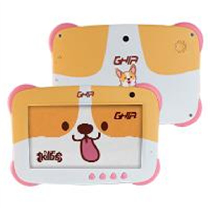 TABLET GHIA 7 KIDS/A50 QUADCORE/1GB RAM/16GB /2CAM/WIFI/BLUETOOTH/2500MAH/ANDROID 9 /PERRITO