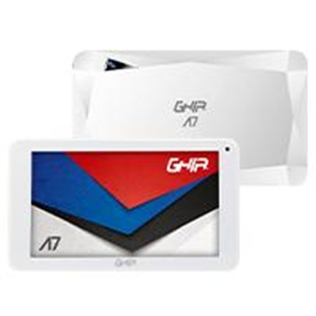 TABLET GHIA A7 WIFI/A50 QUADCORE/WIFI/BT/1GB/16GB/0.3MP2MP/2100MAH/ANDROID 9 GO EDITION/BLANCA