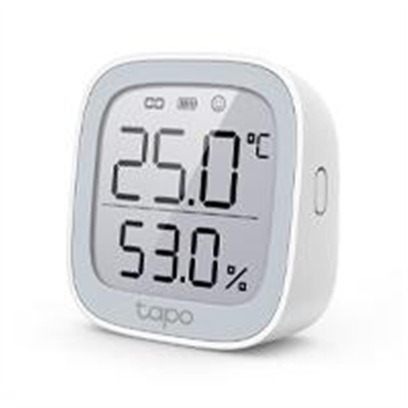 SENSOR INTELIGENTE TP-LINK TAPO T315 SENSOR TEMPERATURA Y HUMEDAD PANTALLA 2,78243 DE TINTA ELECTRONICA BATERIA LARGA DURACION H
