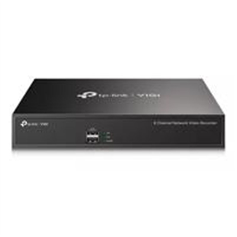 GRABADOR DE VIDEO TP-LINK VIGI NVR1008H O PUERTOS CON RESOLUCION DE HASTA 5MP, 1 INTERFAZ SATA HASTA 10 TB, 12V DC 1.5 A, 2 USB 