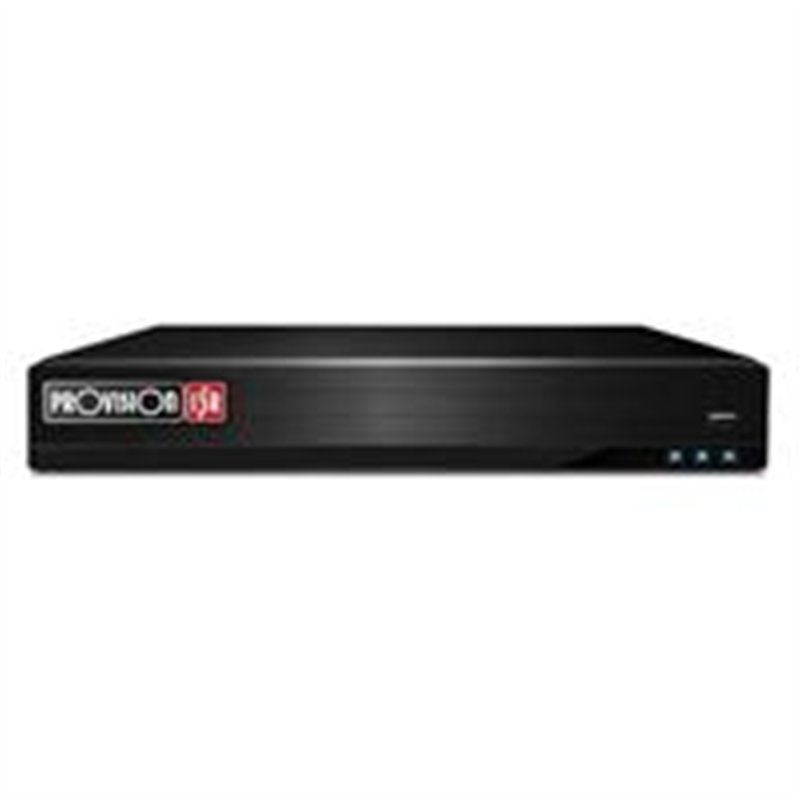 NVR / PROVISION ISR / NVR12-8200PFAN/ 8 CH / 12MP 4K / 8 POE / ANALITICOS / R. FACIAL / AI / POE/ AUDIO IN / OUT/ CHECKPOINT