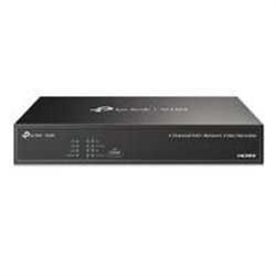 NVR TP-LINK VIGI VIGI NVR1004H-4P NVR POE 4 CANALES HDMI 4K H.265 ONVIF PLUG AND PLAY AUDIO BIDIRECCIONAL GRABACION CONTINUA 24/