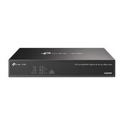NVR TP-LINK VIGI VIGI NVR1004H 4 CANALES SALIDA VIDEO 4K ONVIF PLUG AND PLAY GRABACION 24/7 AUDIO BIDIRECCIONAL DETECCION INTELI
