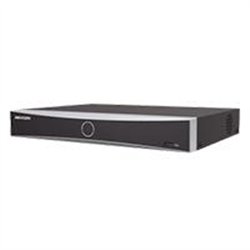 NVR HIKVISION 12 MEGAPIXEL (4K) / 16 CANALES IP / ACUSENSE (EVITA FALSAS ALARMAS) / RECONOCIMIENTO FACIAL / 1 BAHIA DE DISCO DUR