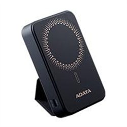 BATERIA DE RESPALDO ADATA  POWER BANK MAGNÉTICO PR100 10000 MAH / USB-C / CARGA INALÁMBRICA / NEGRO (PR100-12BK)