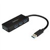 HUB USB 3.0 DE 4 PUERTOS - CONCENTRADOR PORTATIL USB 3.0 SUPERSPEED DE 4 PUERTOS DE 5GBPS CON CARGA RAPIDA - HUB USB 3.1 GEN 1 T