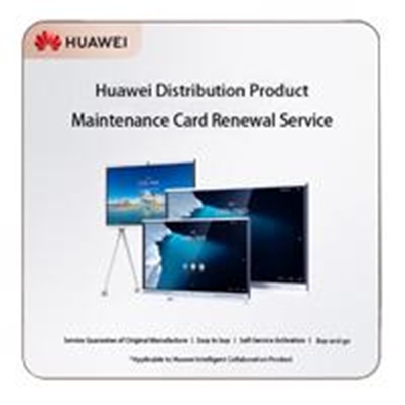 CARTA DE SERVICIO HUAWEI PARA IDEAHUB B2/B3 65 INCH /BOARD 2 75/86 INCH ) HI-CARE_RFR 30BD-S_12MONTHS_PER HARDWARE MAINTENANCE C
