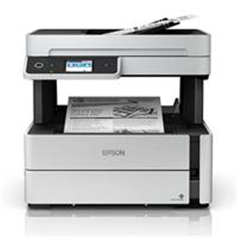 MULTIFUNCIONAL EPSON M3170, 39 PPM NEGRO, TINTA CONTINUA, ECOTANK, ADF, FAX, USB, WIFI, RED, MONOCROMATICA
