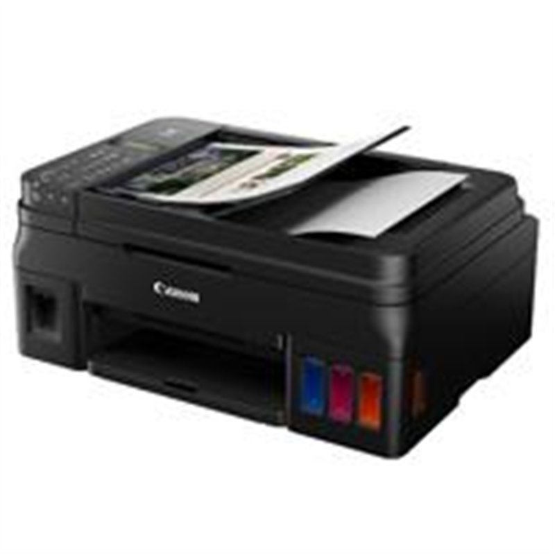 MULTIFUNCIONAL CANON G4110, TINTA CONTINUA, IPM 8.8 NEGRO/5.0 COLOR, USB, WIFI, SIMPLEX, CAMA PLANA CARTA/ ADF OFICIO/8.5X14, CO
