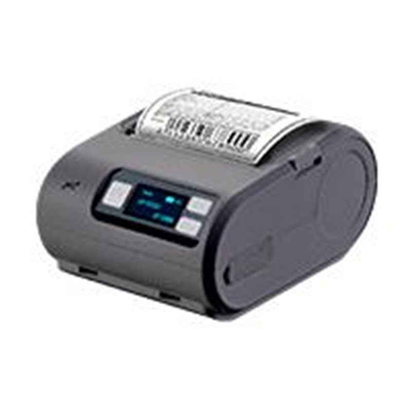 MINIPRINTER EC LINE TERMICA EC-MP-200, NEGRA, 58MM, TICKETS Y ETIQUETAS, PORATIL CONEXION USB, BLUETOOTH,