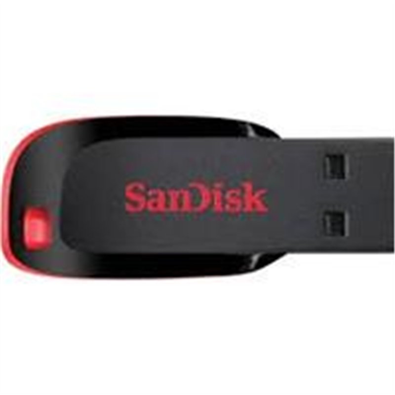 MEMORIA SANDISK 32GB USB 2.0 CRUZER BLADE Z50 NEGRO C/ROJO SDCZ50-032G-B35