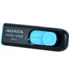 MEMORIA ADATA 64GB USB 3.2 UV128 RETRACTIL NEGRO-AZUL (AUV128-64G-RBE)