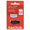 MEMORIA SANDISK 64GB USB 2.0 CRUZER BLADE Z50 NEGRO C/ROJO SDCZ50-064G-B35