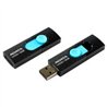 MEMORIA ADATA 32GB USB 2.0 UV220 RETRACTIL NEGRO-AZUL (AUV220-32G-RBKBL)