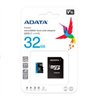 MEMORIA ADATA MICRO SDXC/SDHC 32GB UHS-I 100MB/25MB CLASE 10 V10 A1 C/ADAPTADOR (AUSDH32GUICL10A1-RA1)