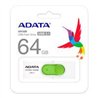 MEMORIA ADATA 64GB USB 3.2 UV320 RETRACTIL BLANCO-VERDE (AUV320-64G-RWHGN)
