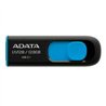 MEMORIA ADATA 128GB USB 3.2 UV128 RETRACTIL NEGRO-AZUL (AUV128-128G-RBE)