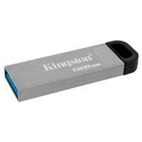 MEMORIA FLASH USB KINGSTON DATA TRAVELER KYSON 128GB GEN 1 3.2 TIPO A METAL (DTKN/128GB)