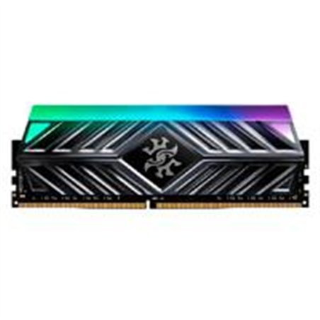 MEMORIA XPG SPECTRIX D41 UDIMM DDR4 8GB PC4-25600 3200MHZ C16 1.35V TUF RGB CON DISIPADOR PC/GAMER COLOR GRIS (AX4U32008G16A-ST4