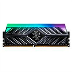 MEMORIA XPG SPECTRIX D41 UDIMM DDR4 16GB PC4-25600 3200MHZ C16 1.35V RGB CON DISIPADOR PC/GAMER TITANIO (AX4U320016G16A-ST41)