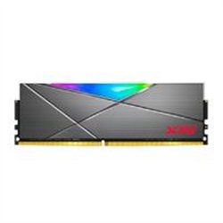 MEMORIA XPG SPECTRIX D50 UDIMM DDR4 16GB PC4-25600 3200MHZ CL16 1.35V RGB CON DISIPADOR PC/GAMER COLOR GRIS (AX4U320016G16A-ST50