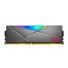 MEMORIA XPG SPECTRIX D50 UDIMM DDR4 16GB PC4-25600 3200MHZ CL16 1.35V RGB CON DISIPADOR PC/GAMER COLOR GRIS (AX4U320016G16A-ST50