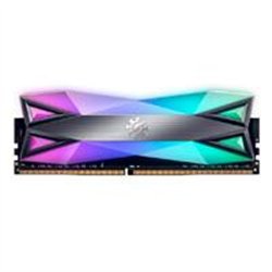MEMORIA XPG SPECTRIX D60G UDIMM DDR4 16GB PC4-25600 3200MHZ CL16 1.35V RGB CON DISIPADOR PC/GAMER COLOR GRIS (AX4U320016G16A-ST6